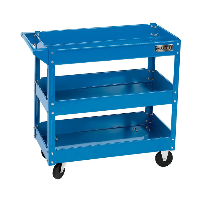 Draper 3 Tier Tool Trolley 845 x 410 x 780mm 07630