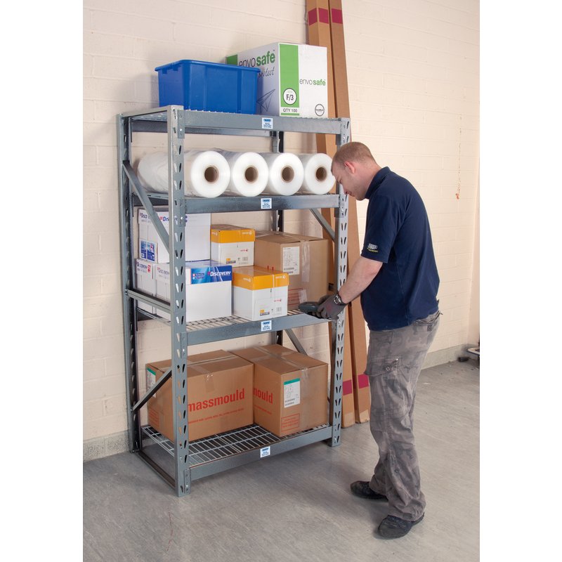 Draper Expert Heavy Duty Steel 4 Shelving Unit, 1040 x 610 x 1830mm 05230