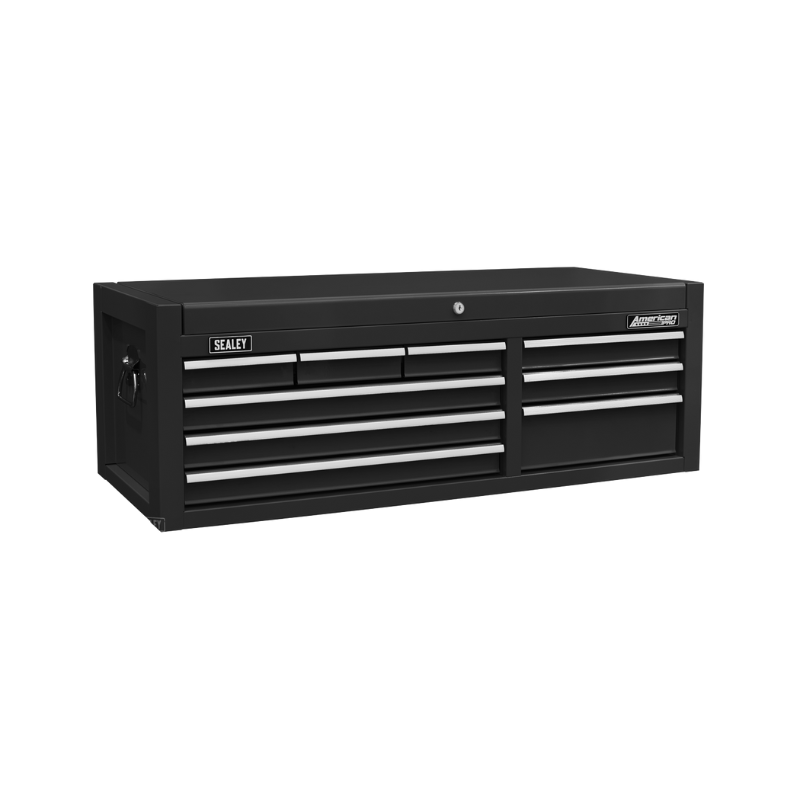 Sealey American PRO® Topchest 9 Drawer - Black AP4109B