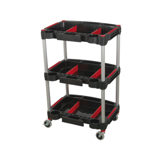 Sealey Composite Workshop Trolley with Parts Storage 3-Level CX313