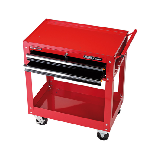 Draper Expert 2 Tier Tool Trolley with Two Drawers 712 x 440 x 694mm 07635