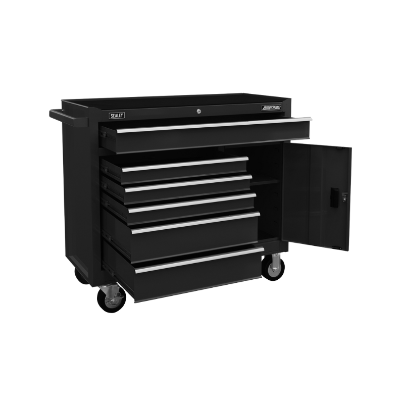 Sealey American PRO® Rollcab 6 Drawer - Black AP4106B