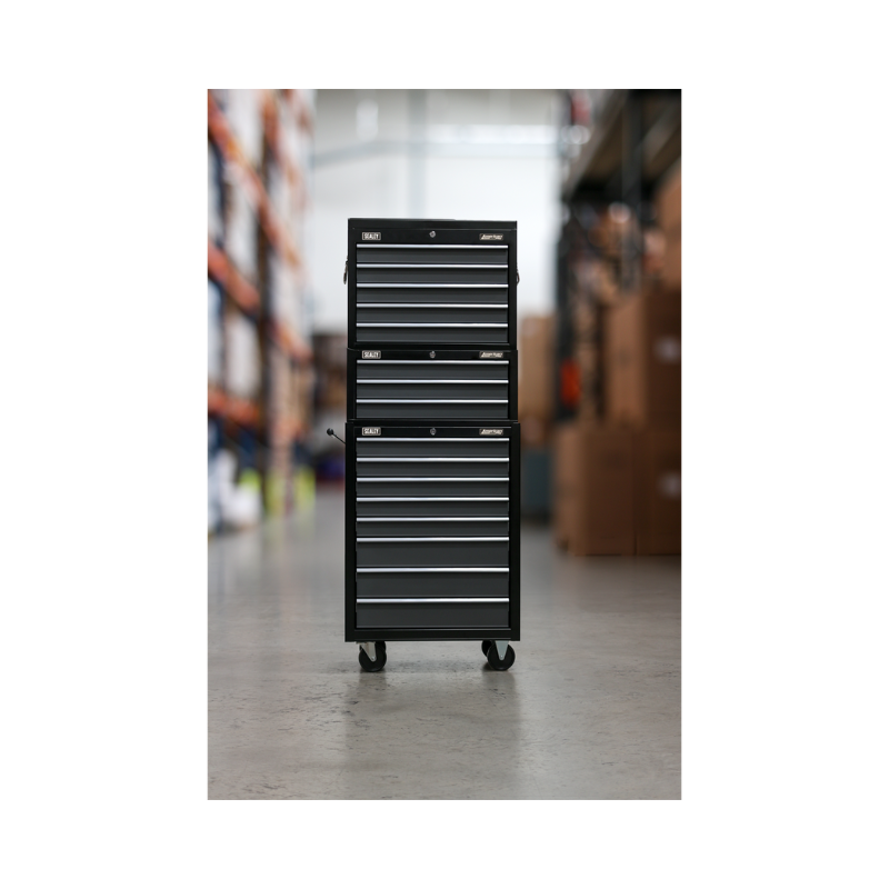 Sealey American PRO® Tool Chest Combination 16 Drawer - Black/Grey AP35STACK