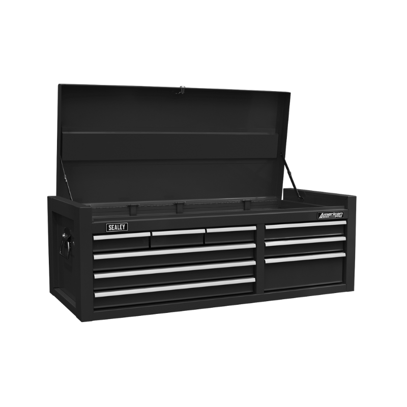 Sealey American PRO® Topchest 9 Drawer - Black AP4109B