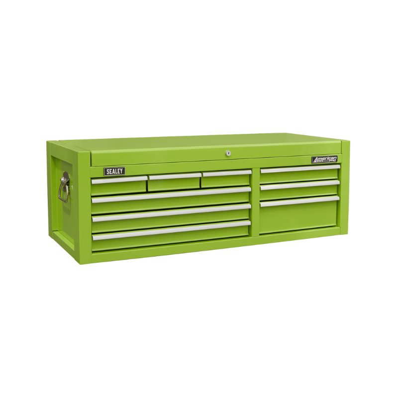 Sealey American PRO® Topchest 9 Drawer - Green AP4109HV