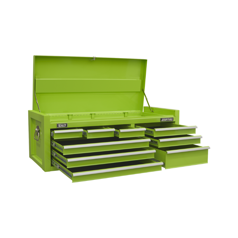 Sealey American PRO® Topchest 9 Drawer - Green AP4109HV
