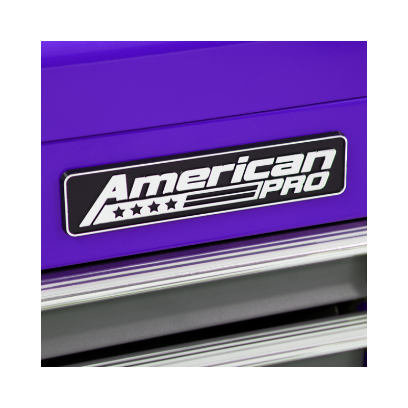Sealey American PRO® Topchest & Rollcab Combination 6 Drawer - Purple/Grey AP2200BBCP