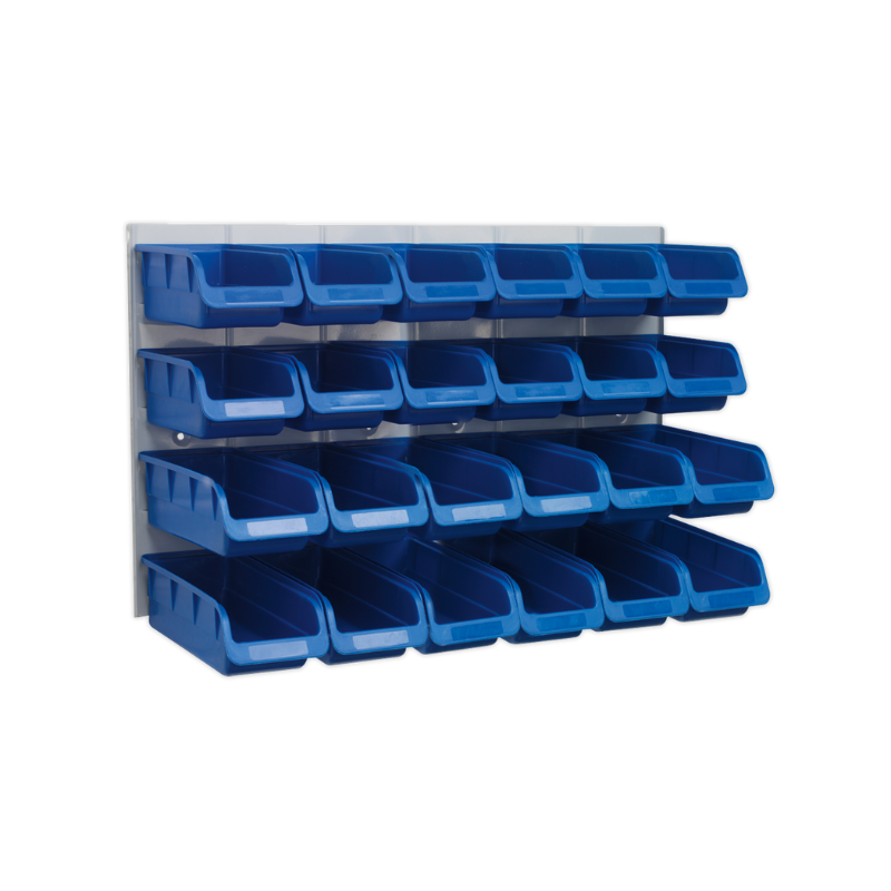 Sealey Bin & Panel Combination 24 Bins - Blue TPS131
