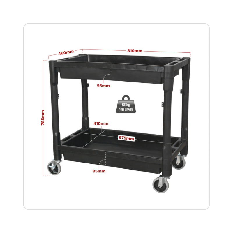 Sealey Composite Heavy-Duty Trolley 2-Level CX204