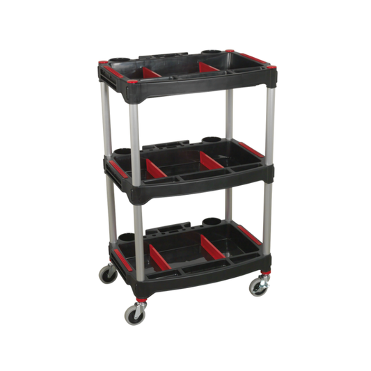 Sealey Composite Workshop Trolley with Parts Storage 3-Level CX313